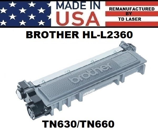 BROTHER TN-660 & TN-630 TONER – USA – www.tdlaser.com