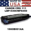CANON CRG 111 TONER - BLACK - USA Made