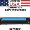 CANON CRG 131 TONER - CYAN - USA Made