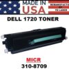 DELL 1720 TONER - MICR HIGH YIELD - USA Made