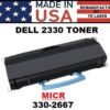 DELL 2230/2330/3330/3333 TONER - MICR - USA Made