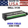 DELL 3130 TONER HY - BLACK - USA Made