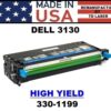 DELL 3130 TONER HY - CYAN - USA Made