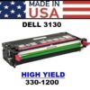 DELL 3130 TONER HY - MAGENTA - USA Made