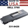 DELL 3760 TONER - BLACK XHY - USA Made