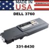 DELL 3760 TONER - YELLOW XHY - USA Made