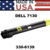 DELL 7130 TONER - YELLOW HY - USA Made