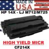 HP 14X - M712 TONER HY - MICR - USA Made