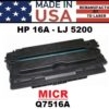 HP 16A - 5200 TONER - MICR - USA Made