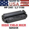 HP 24X - 1150 TONER HY - MICR - USA Made