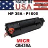 HP 35A - P1005 TONER - MICR - USA Made