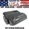 HP 38A/42A - 4200, 4250 TONER - USA Made