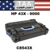 HP 43X - 9000 TONER - TAA COMPLIANT