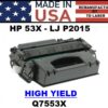 HP 53X - P2015 TONER HY - USA Made