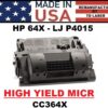 HP 64X - P4015 TONER HY - MICR - USA Made