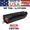 HP 78A - P1606 TONER - MICR - USA Made