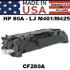 HP 80A - PRO 400 TONER - USA Made