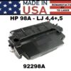 HP 98A - 4/4+/5 TONER - USA Made