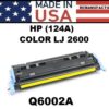 HP 124A - 2600 TONER - YELLOW - USA Made