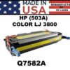 HP 503A - 3800 TONER - YELLOW - USA Made