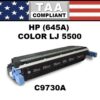 HP 645A - 5500 TONER - BLACK - TAA COMPLIANT