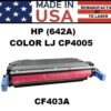 HP 642A - CP4005 TONER - MAGENTA - USA Made