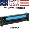 HP 304A - CP2025 TONER - CYAN - USA Made
