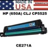 HP 650A - CP5525 TONER - CYAN - USA Made