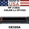 HP 128A - CP1525 TONER - BLACK - USA Made
