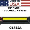 HP 128A - CP1525 TONER - YELLOW - USA Made