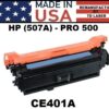 HP 507A - PRO M500 TONER - CYAN - USA Made