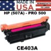 HP 507A - PRO M500 TONER - MAGENTA - USA Made