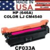 HP 646A - CM4540 TONER - MAGENTA - USA Made