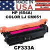 HP 654A - CM651 TONER - MAGENTA - USA Made