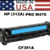 HP 312A - PRO M476 TONER - CYAN - USA Made