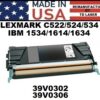 RICOH - IBM 1534/1614/1634 TONER - BLACK - USA Made
