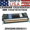 RICOH - IBM 1534/1614/1634 TONER - CYAN - USA Made