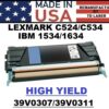 RICOH - IBM 1534/1634 TONER - CYAN HY - USA Made