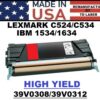 RICOH - IBM 1534/1634 TONER - MAGENTA HY - USA Made