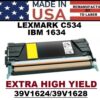 RICOH - IBM 1634 TONER - YELLOW XHY - USA Made
