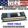 LEXMARK C524 TONER - CYAN - USA Made