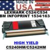 LEXMARK C524 TONER - MAGENTA - USA Made
