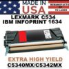 LEXMARK C534 TONER - MAGENTA XHY - USA Made