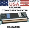 LEXMARK C746/C748/X746/X748 TONER - CYAN - USA Made