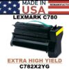 LEXMARK C780 TONER - YELLOW EHY - USA Made