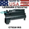LEXMARK C792/X792 TONER - BLACK - USA Made