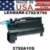 LEXMARK C792/X792 TONER - CYAN - USA Made