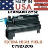 LEXMARK C792 TONER - CYAN XHY - USA Made