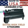 LEXMARK C792 TONER - MAGENTA XHY - USA Made