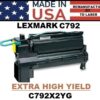 LEXMARK C792 TONER - YELLOW XHY - USA Made